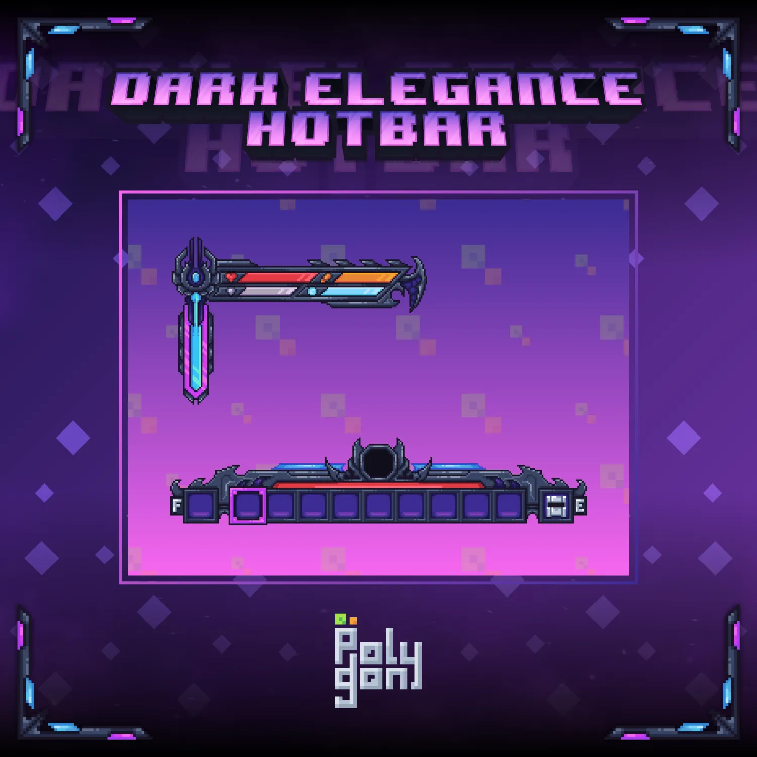 Resource 'Dark Elegance Hotbar'