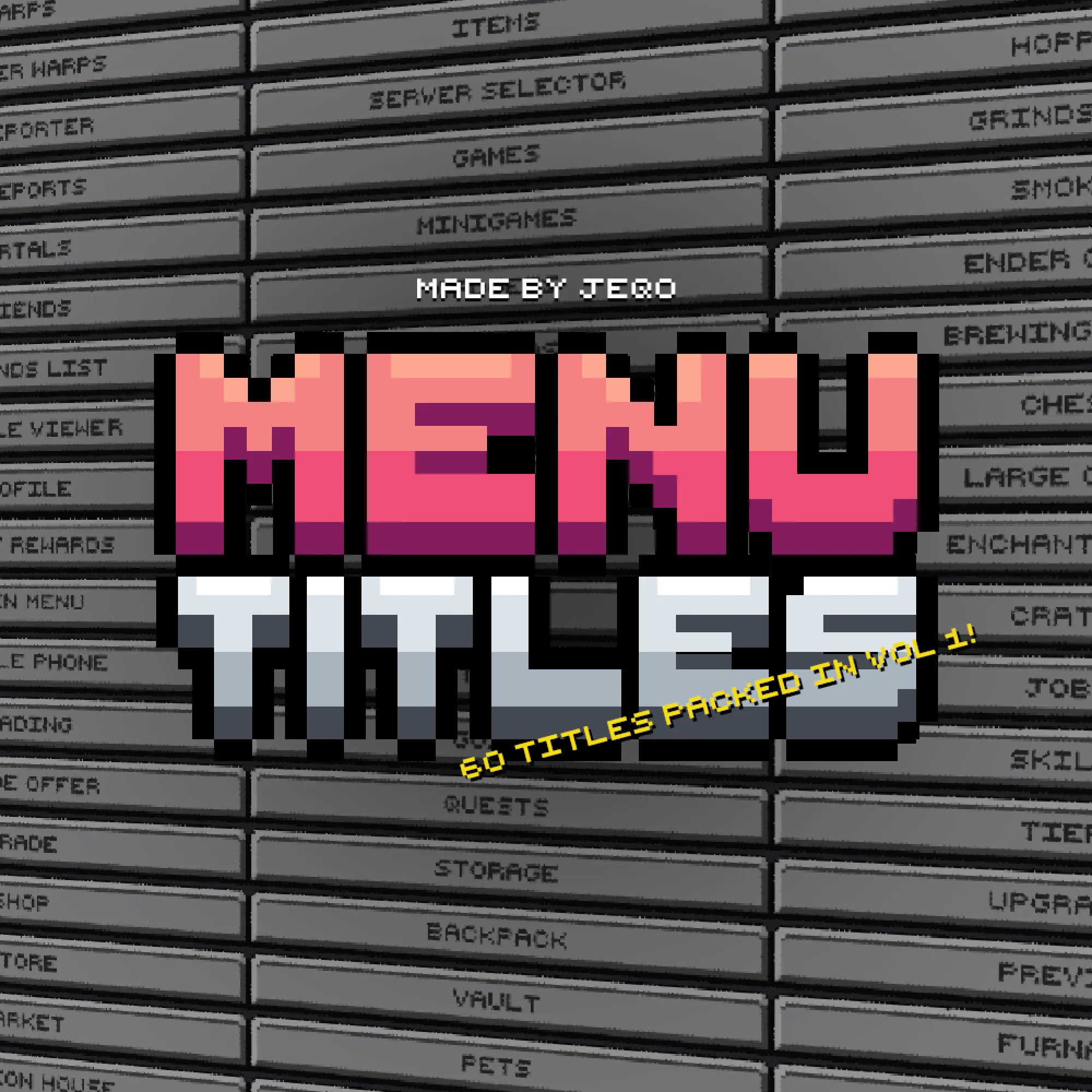 Resource 'Menu Titles'
