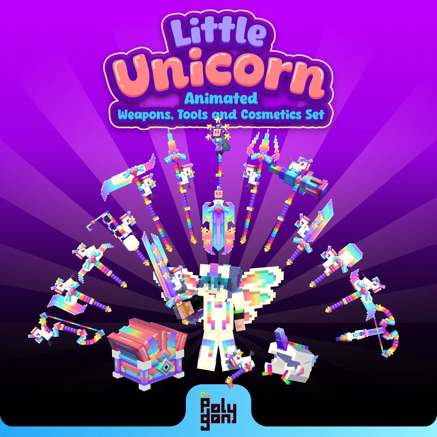 Resource 'Little Unicorn Animated Weapons and Tools Set'