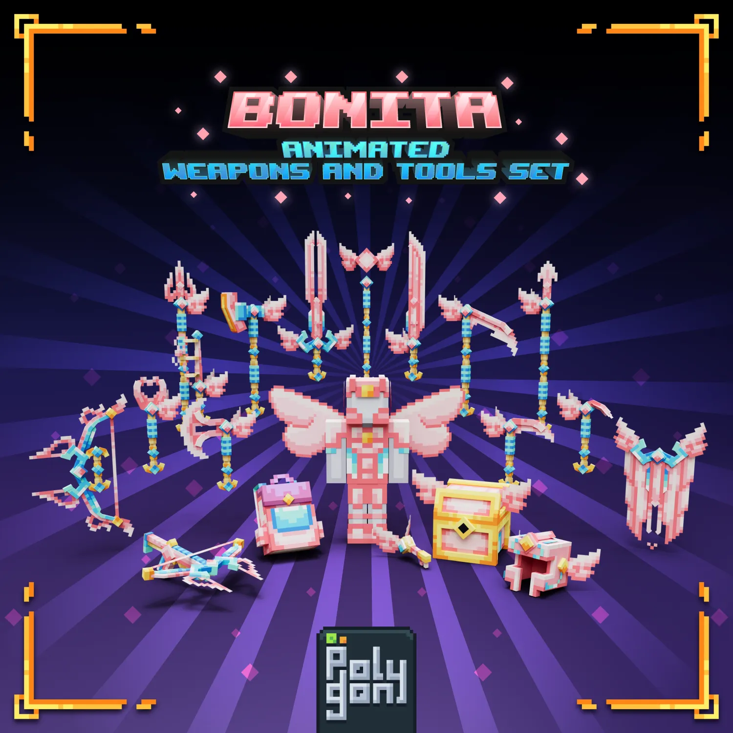Resource 'Bonita Animated Weapons & Tools Set'