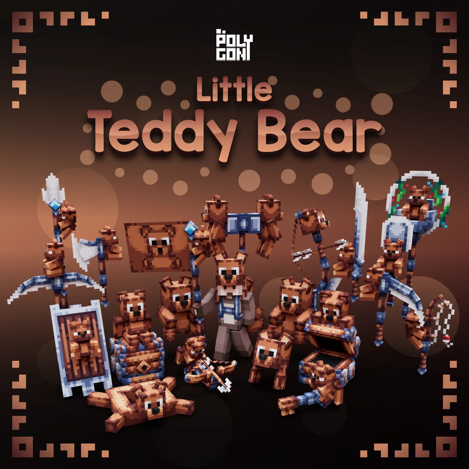 Resource 'Little Teddy Bear Weapons, Tools & Cosmetics Set'