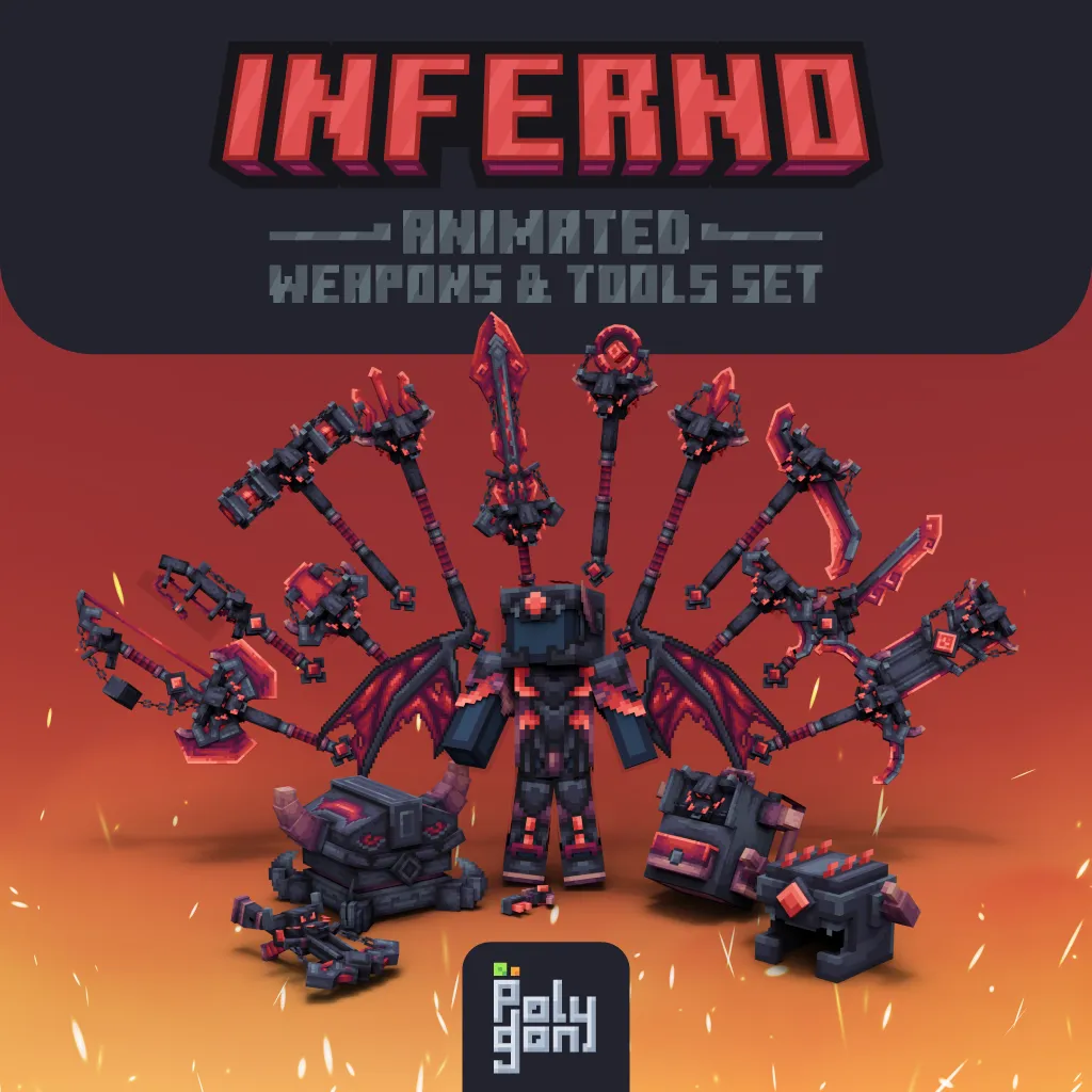 Resource 'Inferno Animated Weapons & Tools Set'