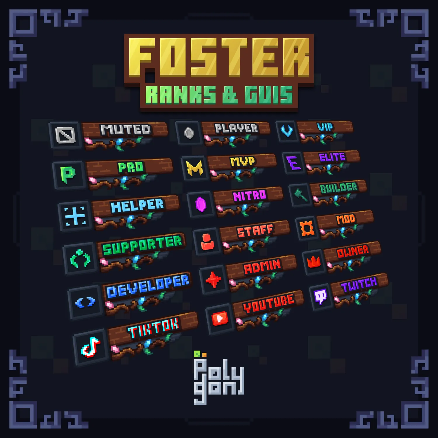 Resource 'Foster Rank & GUI Set'