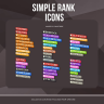 Simple Rank Icon 1.0