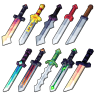 Minecraft Adventurer Swords Pack