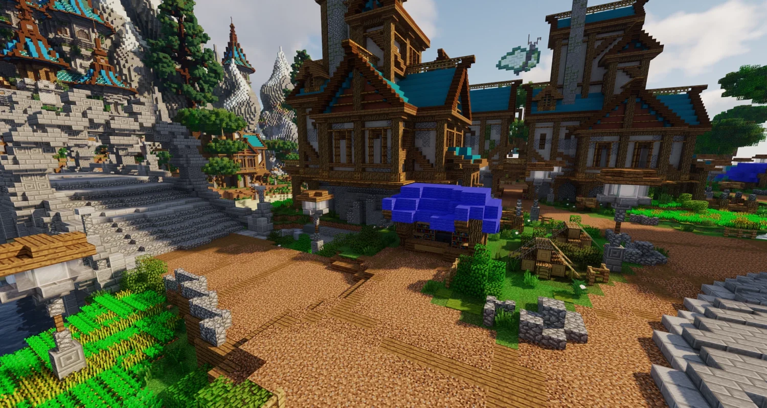 Magic Village Map | Blue Theme⛅ - Image 8