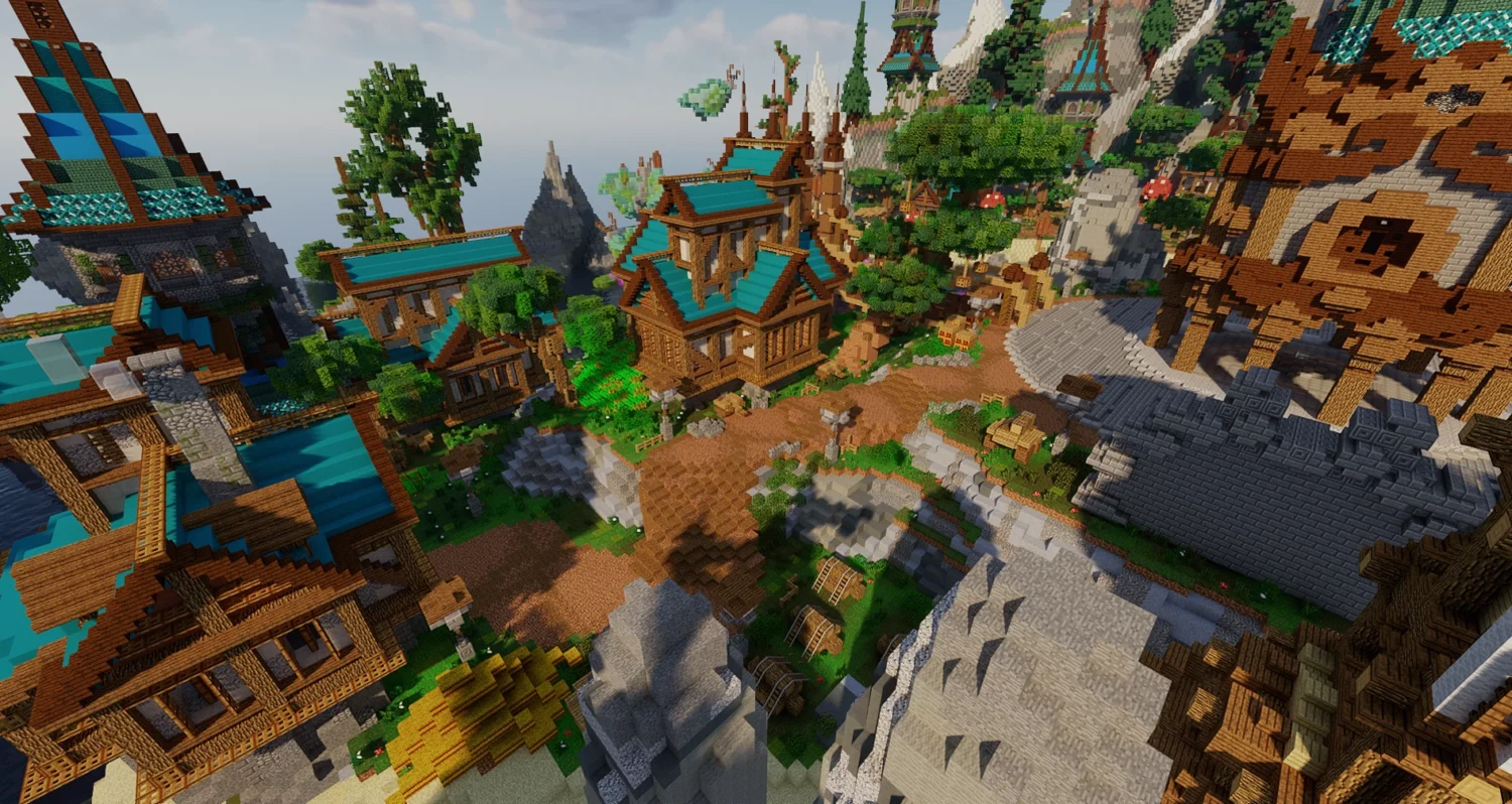 Magic Village Map | Blue Theme⛅ - Image 14