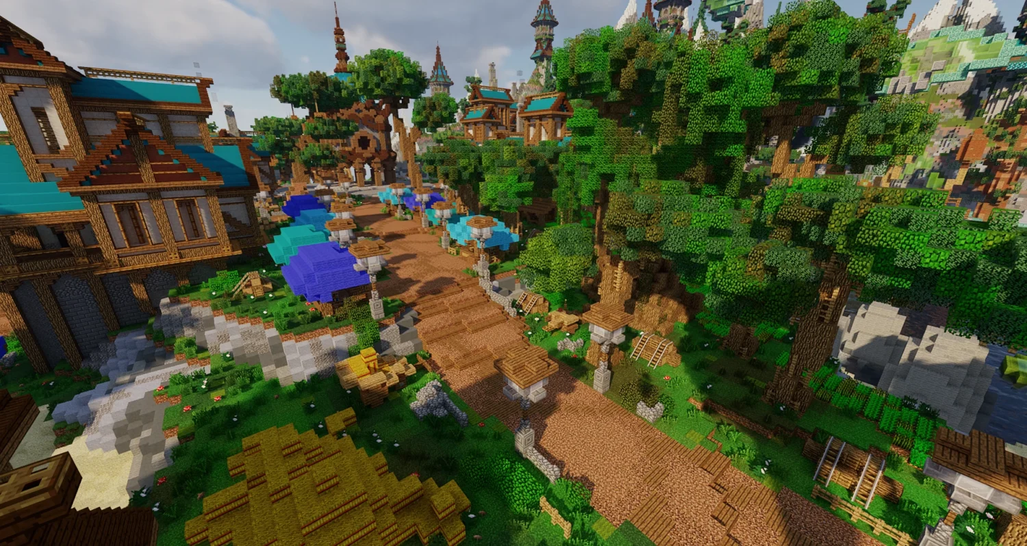 Magic Village Map | Blue Theme⛅ - Image 6