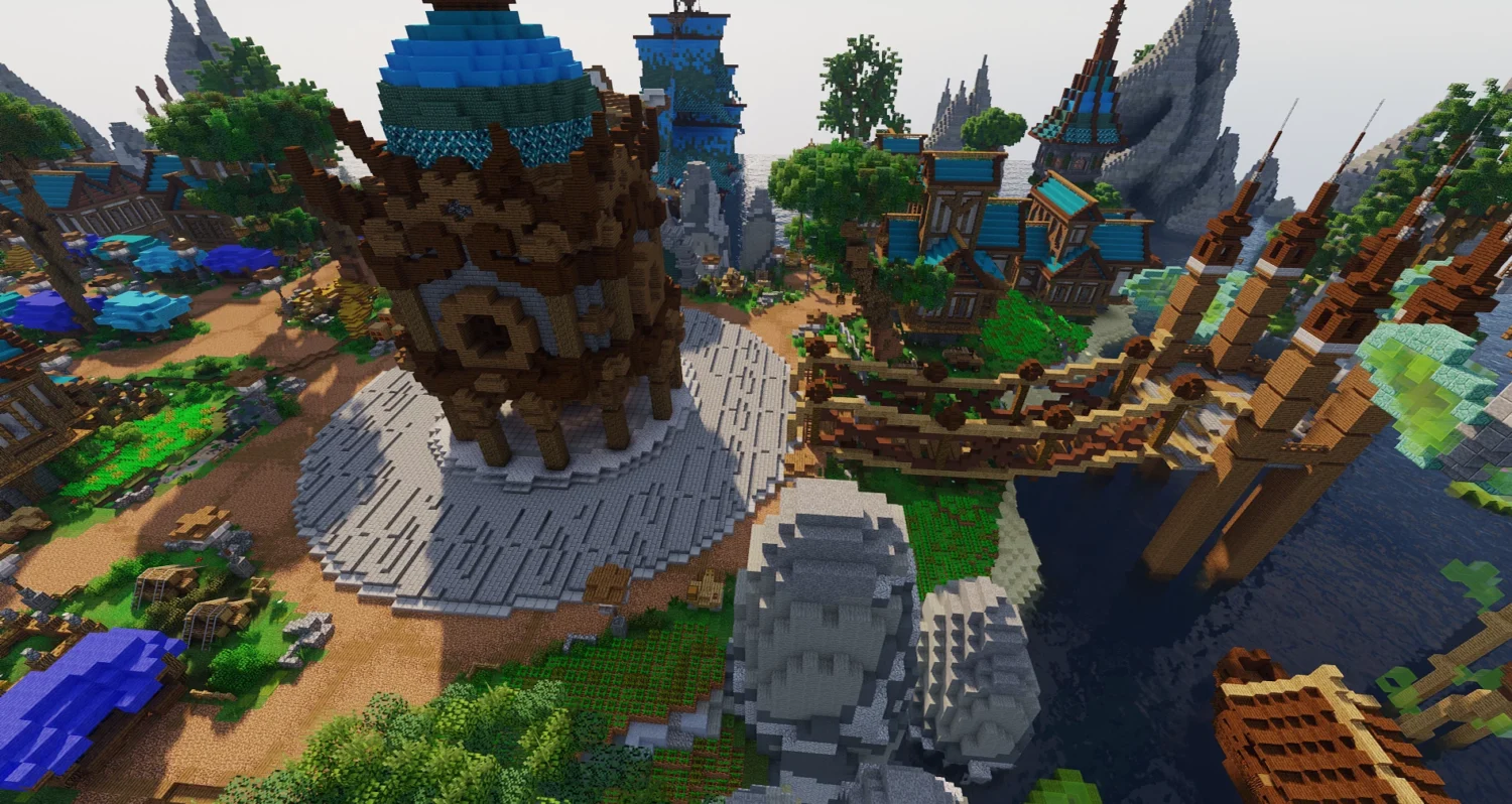 Magic Village Map | Blue Theme⛅ - Image 15