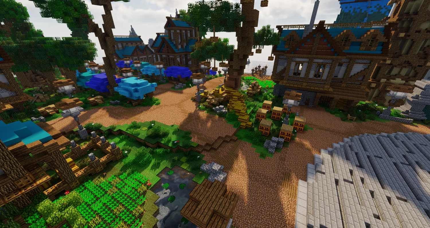 Magic Village Map | Blue Theme⛅ - Image 5