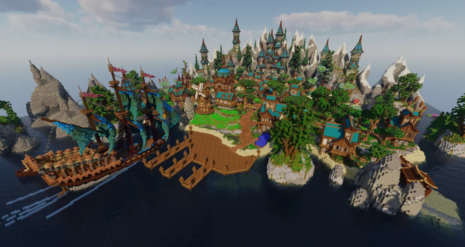 Magic Village Map | Blue Theme⛅ - Image 13