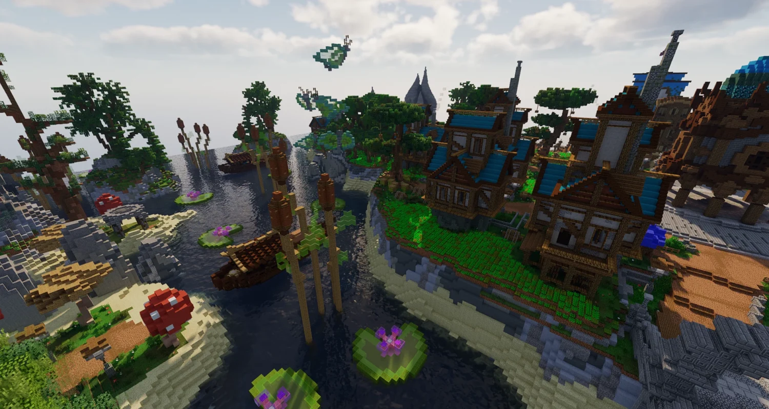 Magic Village Map | Blue Theme⛅ - Image 4