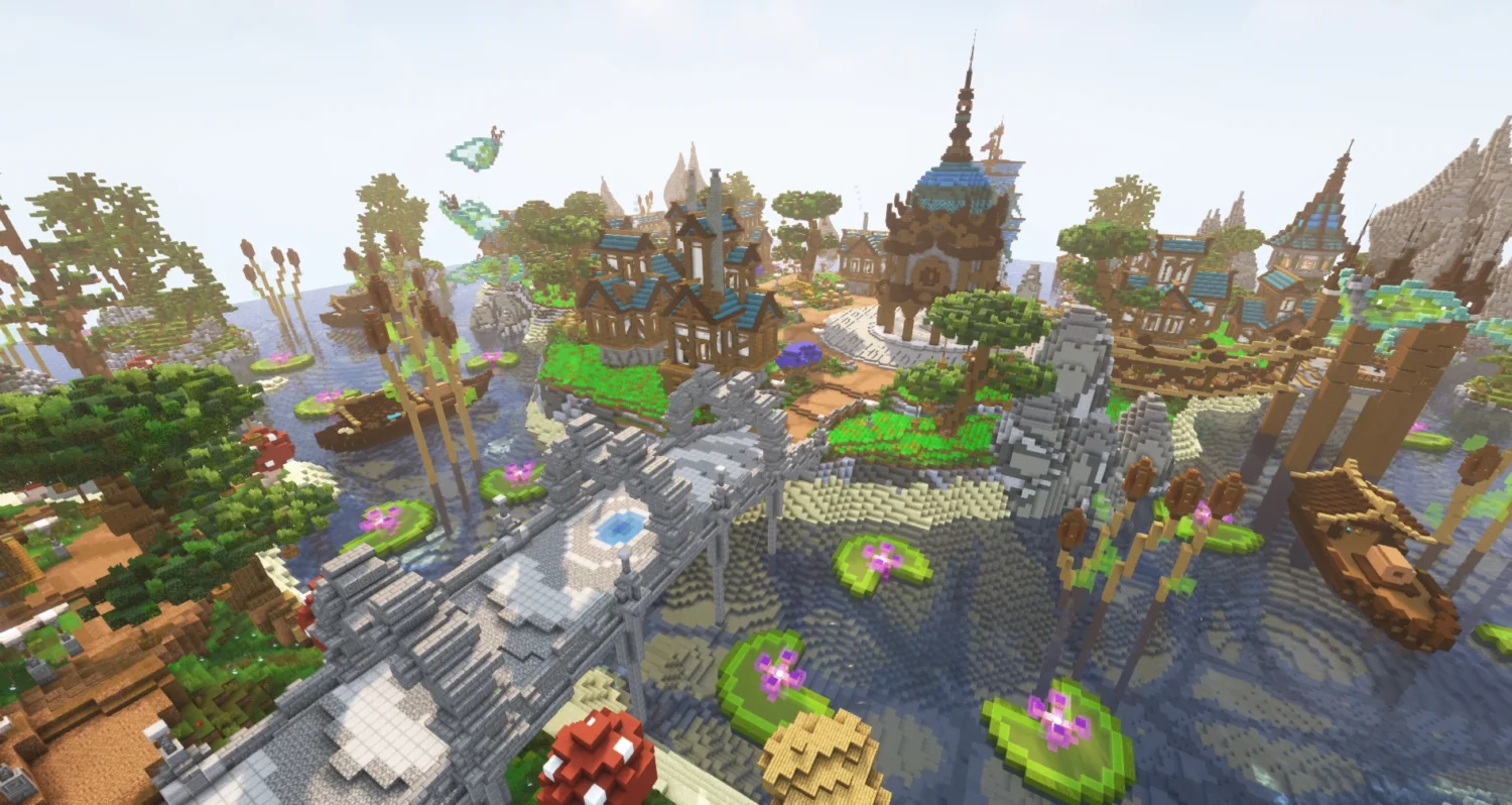 Magic Village Map | Blue Theme⛅ - Image 11